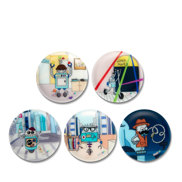 Klettie - Set Roboter 5-teilig - Bild 1