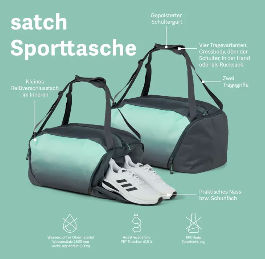 satch Sporttasche Blurry Sky - Bild 5