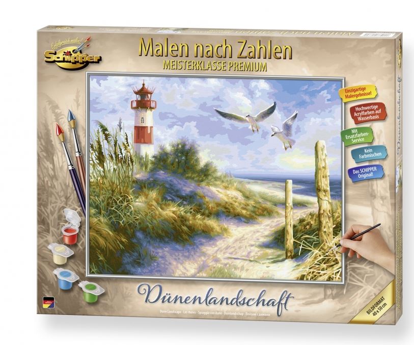 Schipper Dünenlandschaft mit Leuchtturm 40 x 50 cm - Bild 1