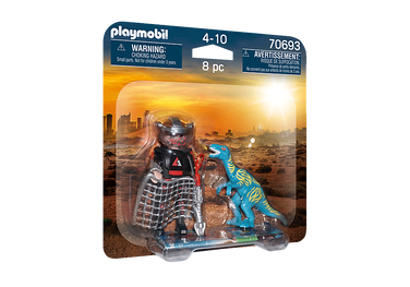 PLAYMOBIL  DuoPack Jagd auf Velociraptor 70693