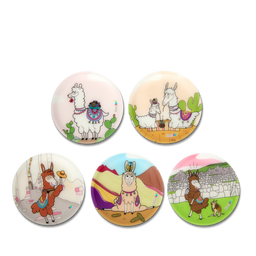 Klettie - Set Lamas 5-teilig