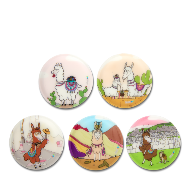 Klettie - Set Lamas 5-teilig - Bild 1
