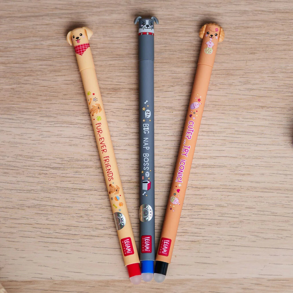 Legami Erasable Gel Pens - Fur ever Friends - Bild 3