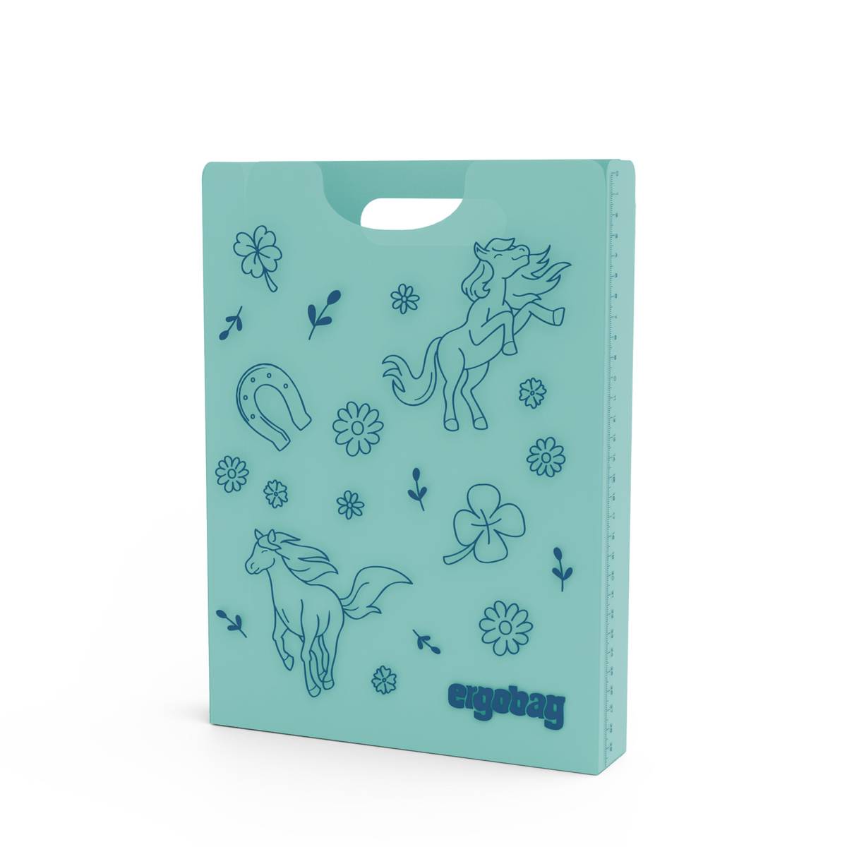 Ergobag Heftebox Pferde mint - Bild 1