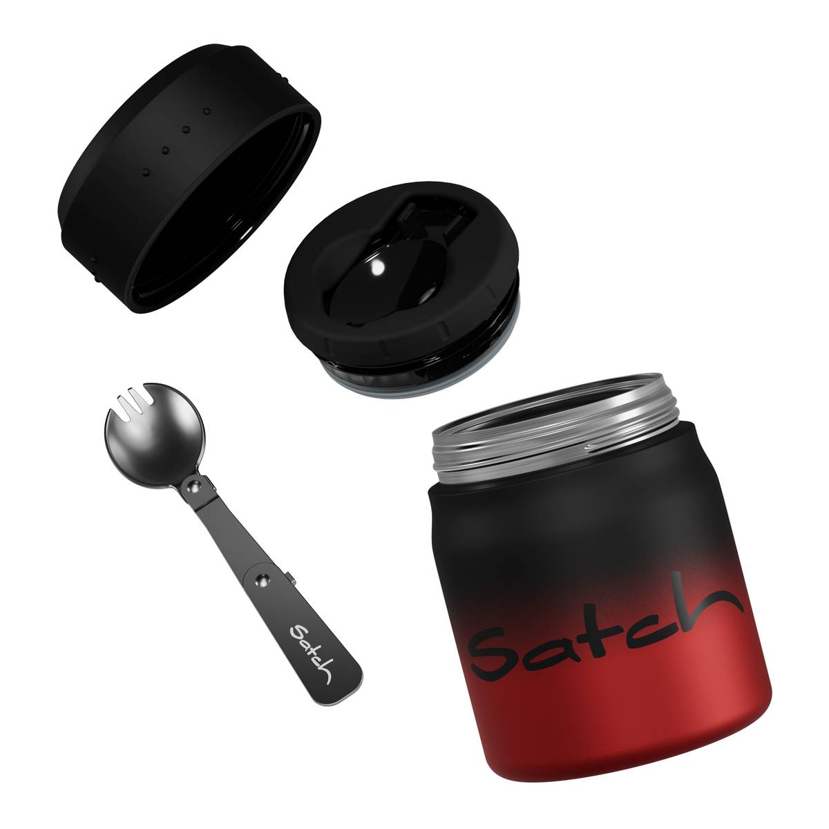 Satch Thermo Lunchbox  Black Graffiti - Bild 4