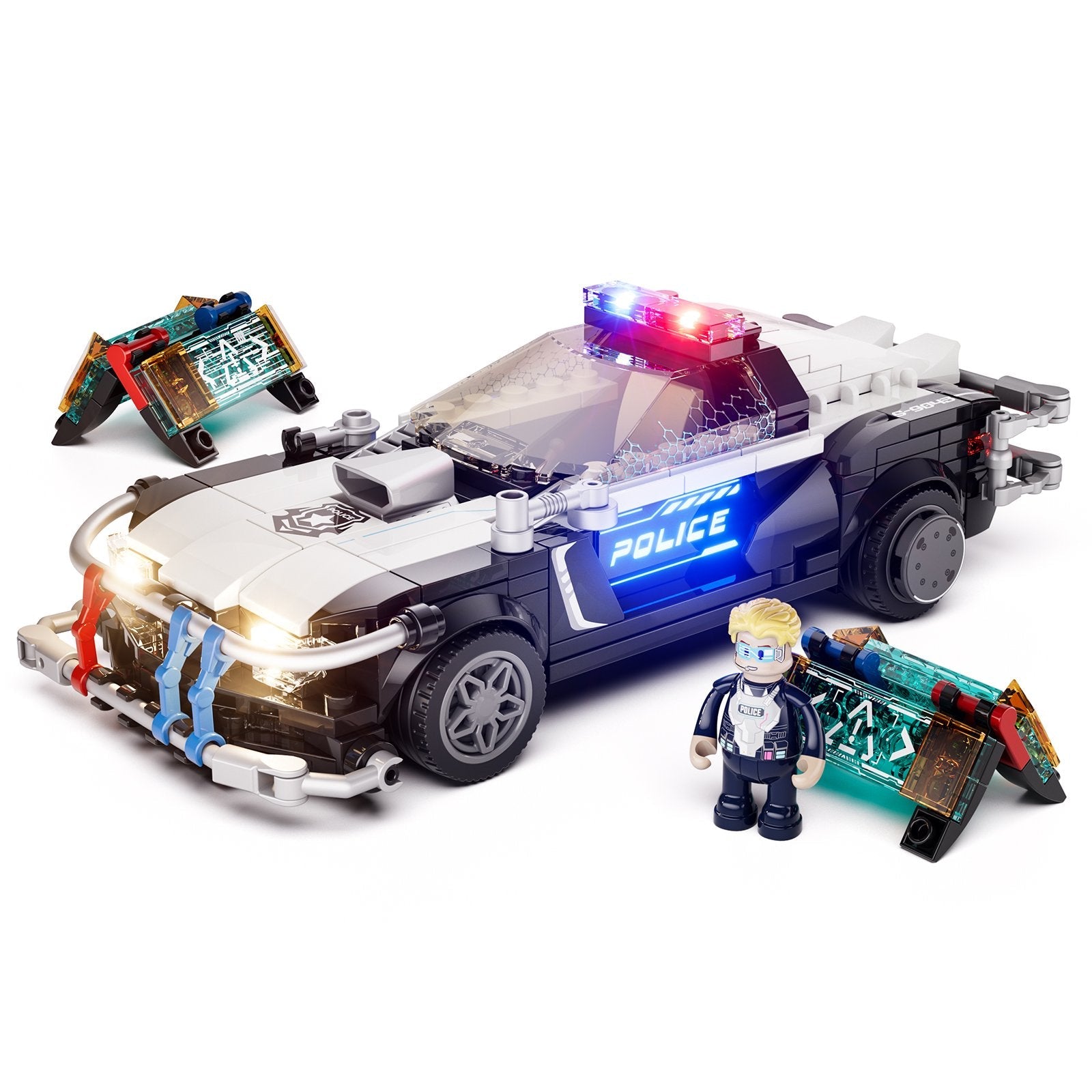 Lumibricks Cyberpunk Streifenwagen F9043 - Bild 1