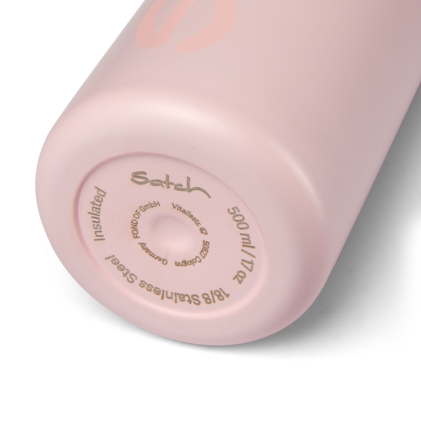 Satch Trinkflasche Edelstahl Rose 500ml - Bild 4