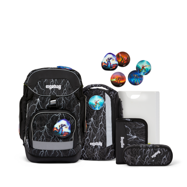 Ergobag Pack 6-tlg. Set Super ReflektBär Reflex Glow Edition - Bild 1
