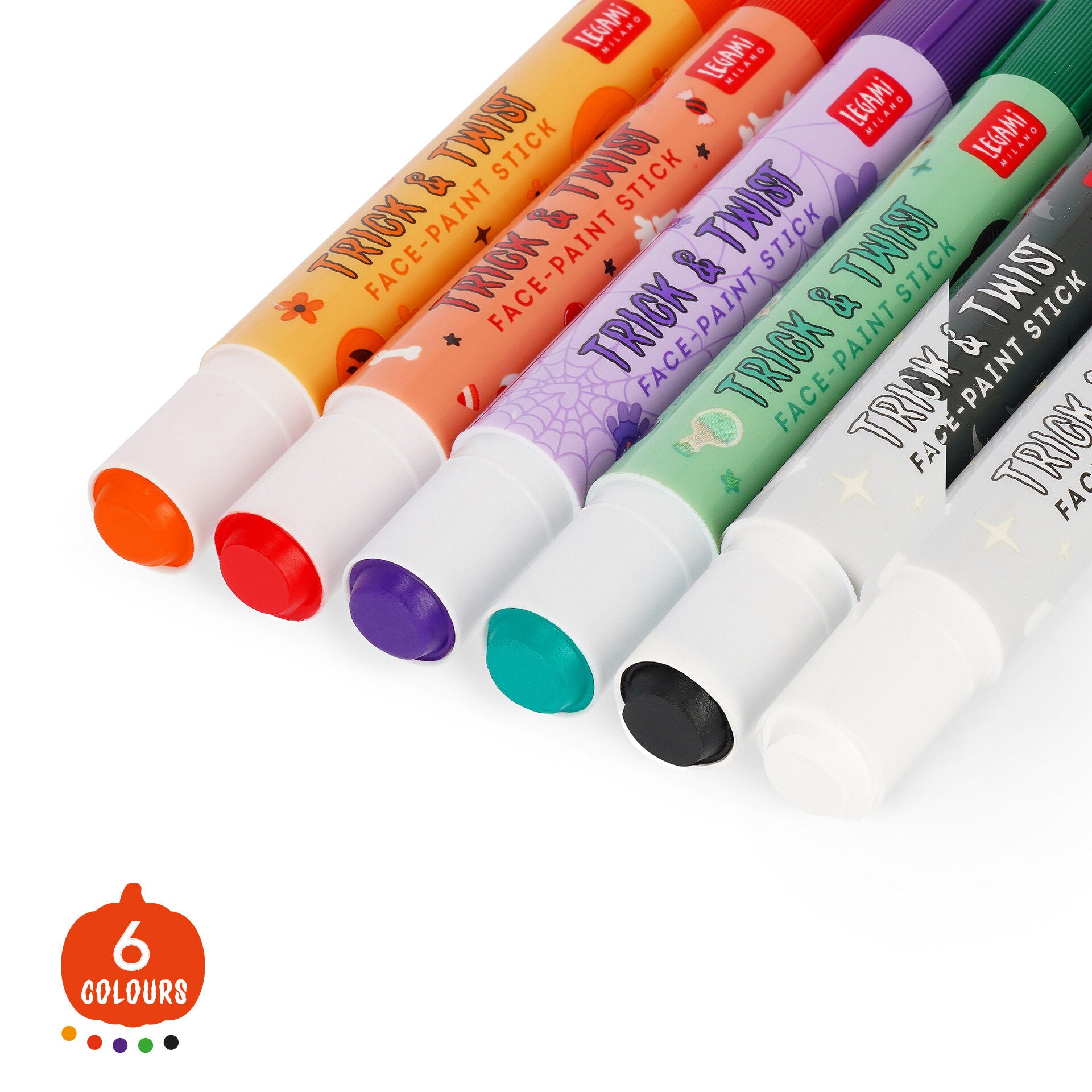 Legami Schminkstifte 6er-Set Trick & Twist Halloween - Bild 2