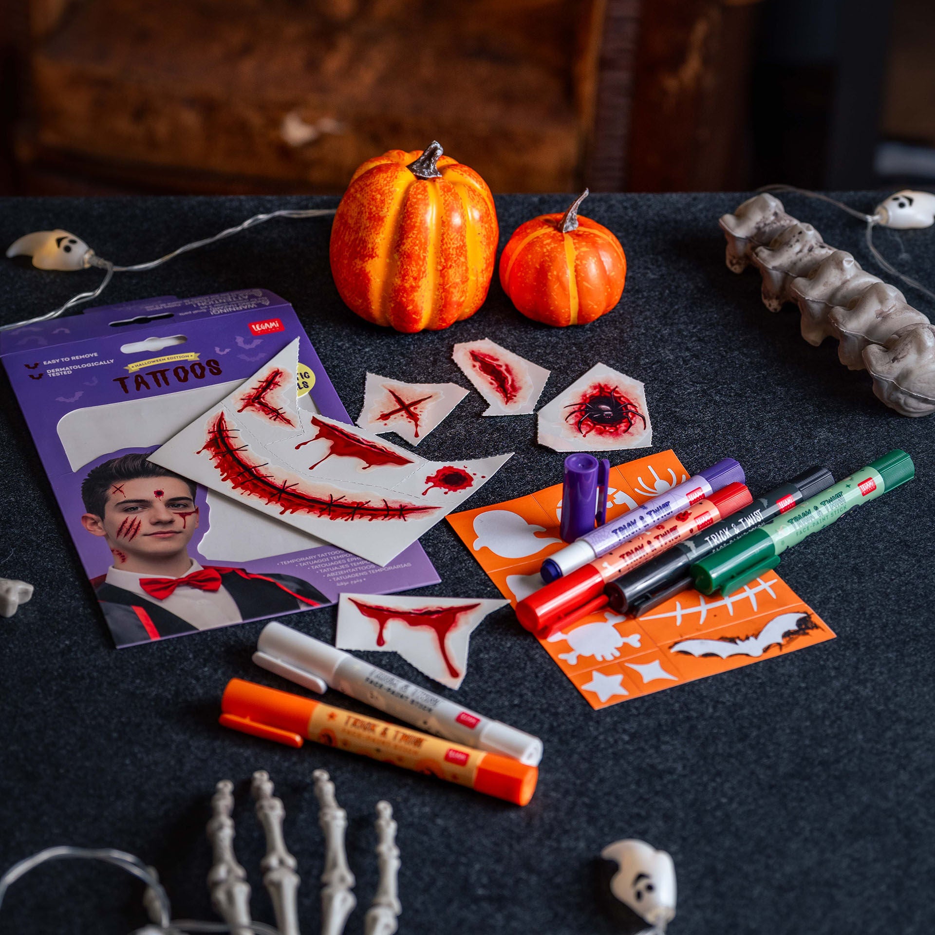 Legami Schminkstifte 6er-Set Trick & Twist Halloween - Bild 8