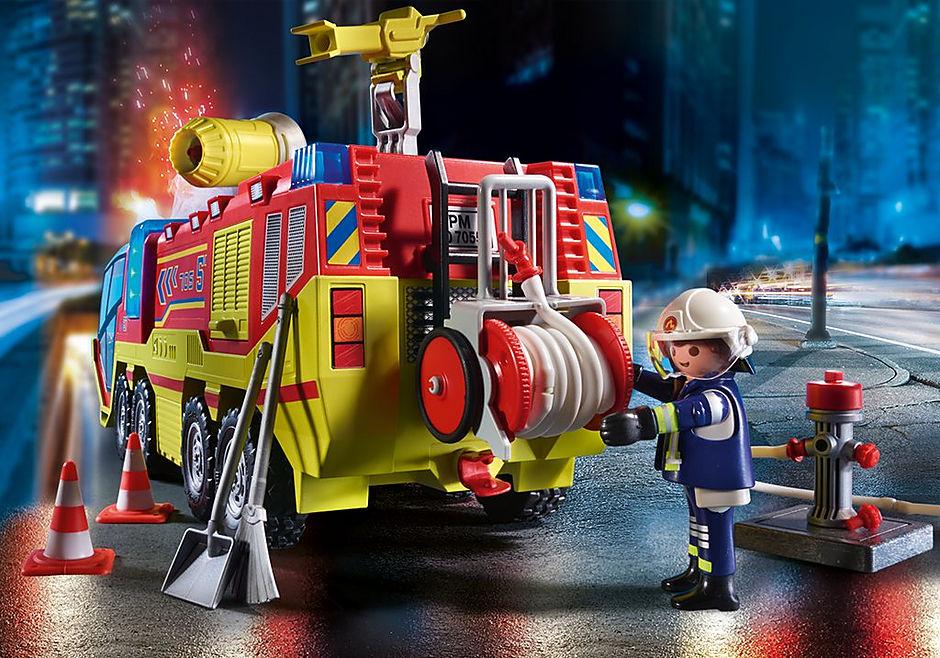 PLAYMOBIL Feuerwehreinsatz mit Löschfahrzeug 70557 - Bild 4