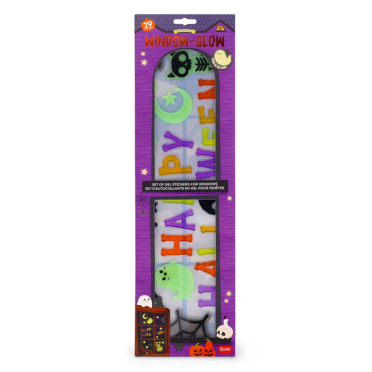 Verpackung Legami Windo-Glow mit 29 Gel-Fensteraufklebern