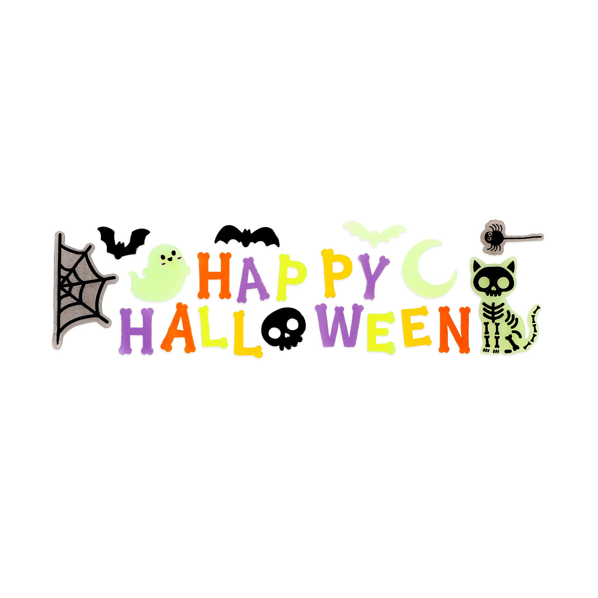 Legami Gel-Fensteraufkleber Happy Halloween Windo-Glow, 29 Stück - Bild 2