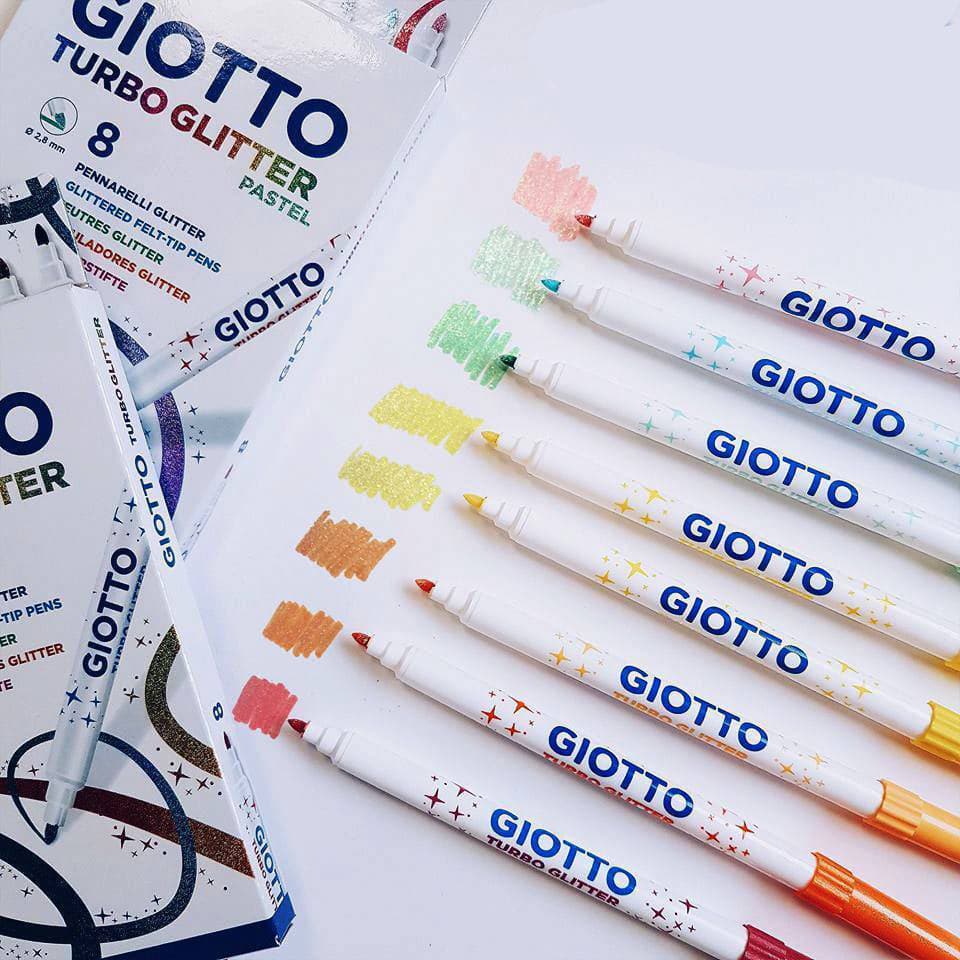 Giotto Turbo Glitter Pastell 8er - Bild 2