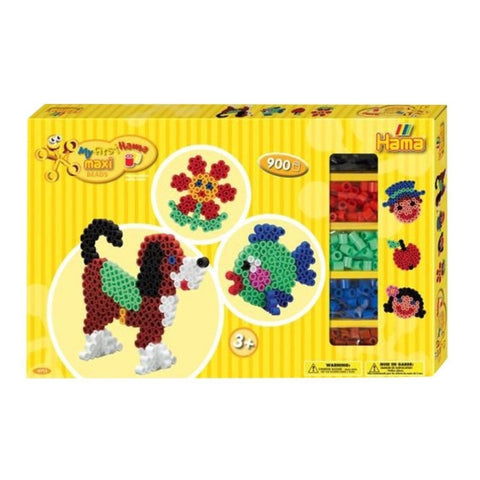 HAMA Maxi Gigantische Geschenkpackung gelb mit 900 Perlen