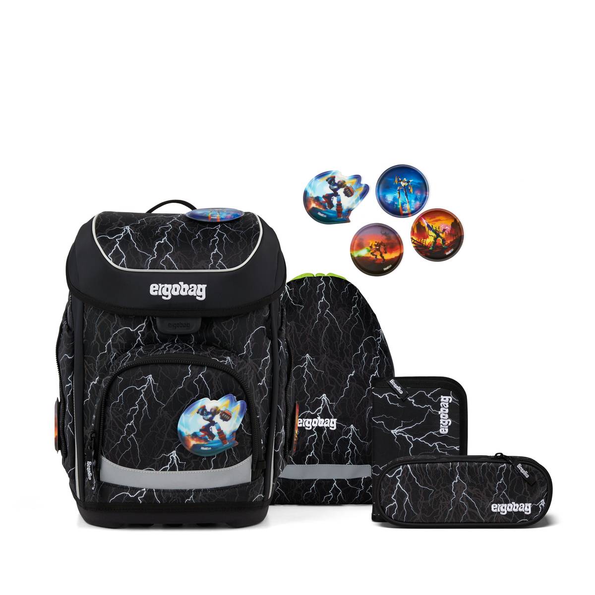 Ergobag Cubo 5-tlg. Set Super ReflektBär - Bild 1