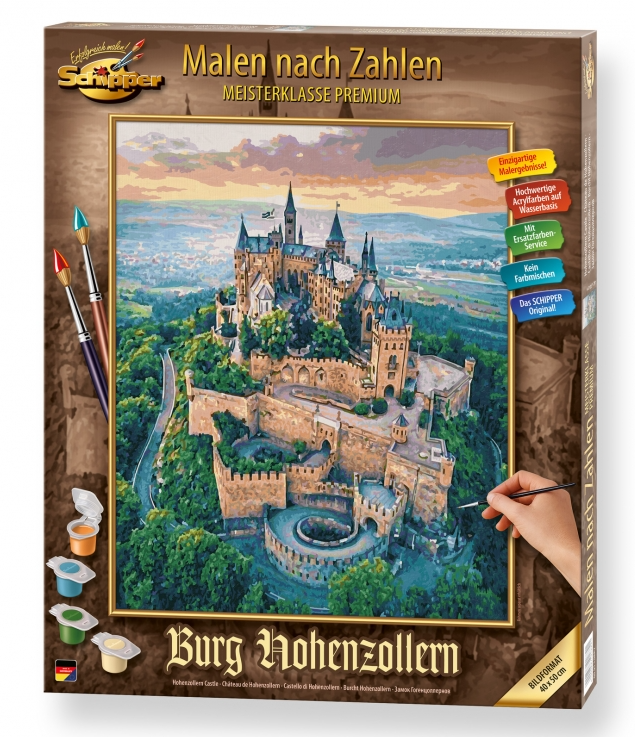 Schipper Burg Hohenzollern 40x50cm - Bild 1