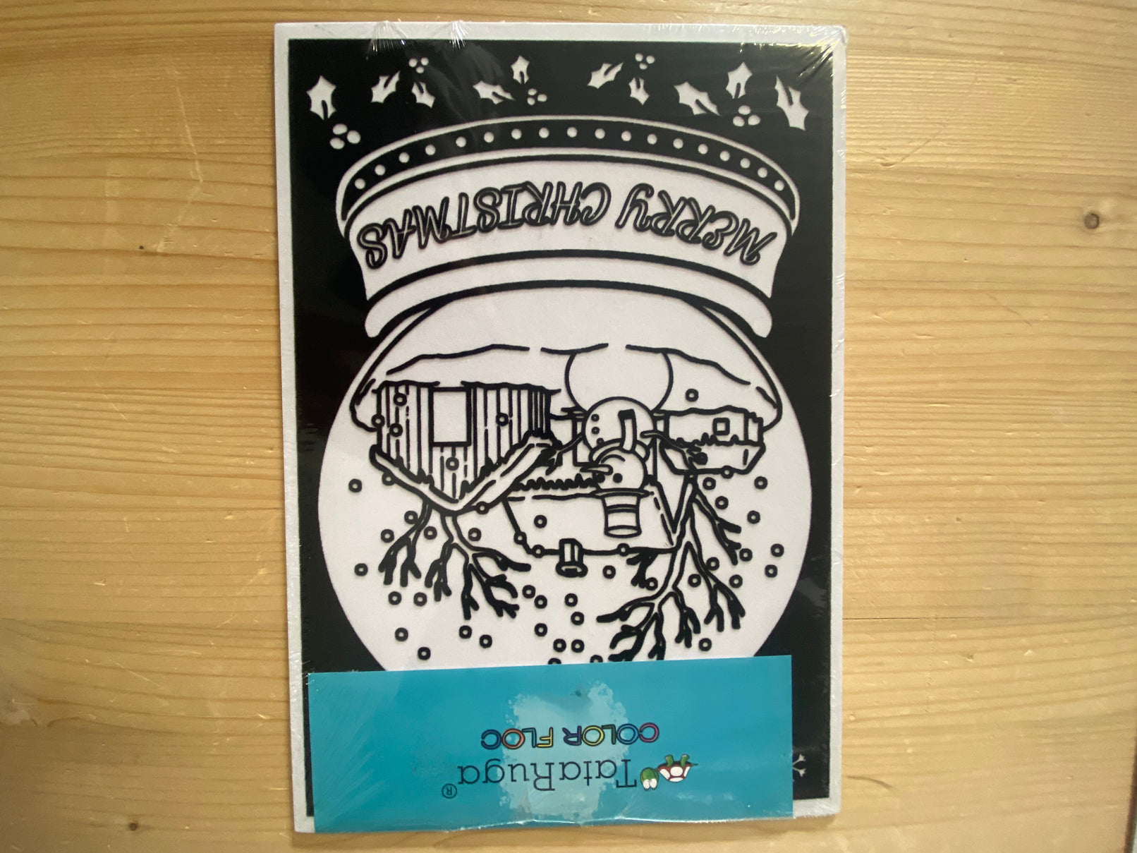 TataRuga Samtbild zum Ausmalen A4 Merry Christmas / Kugel