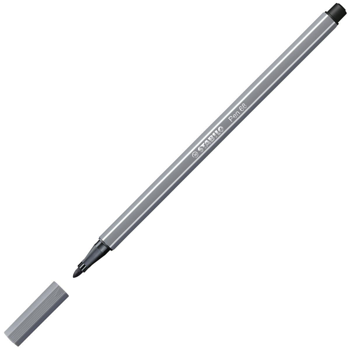 Stabilo Pen 68 Fasermaler dunkelgrau - Bild 1
