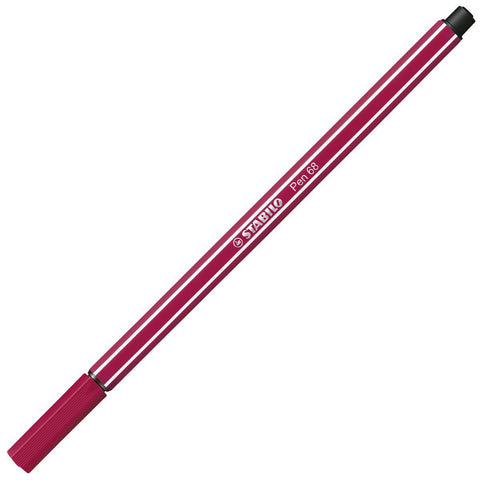 Stabilo Pen 68 Fasermaler, dunkelrot