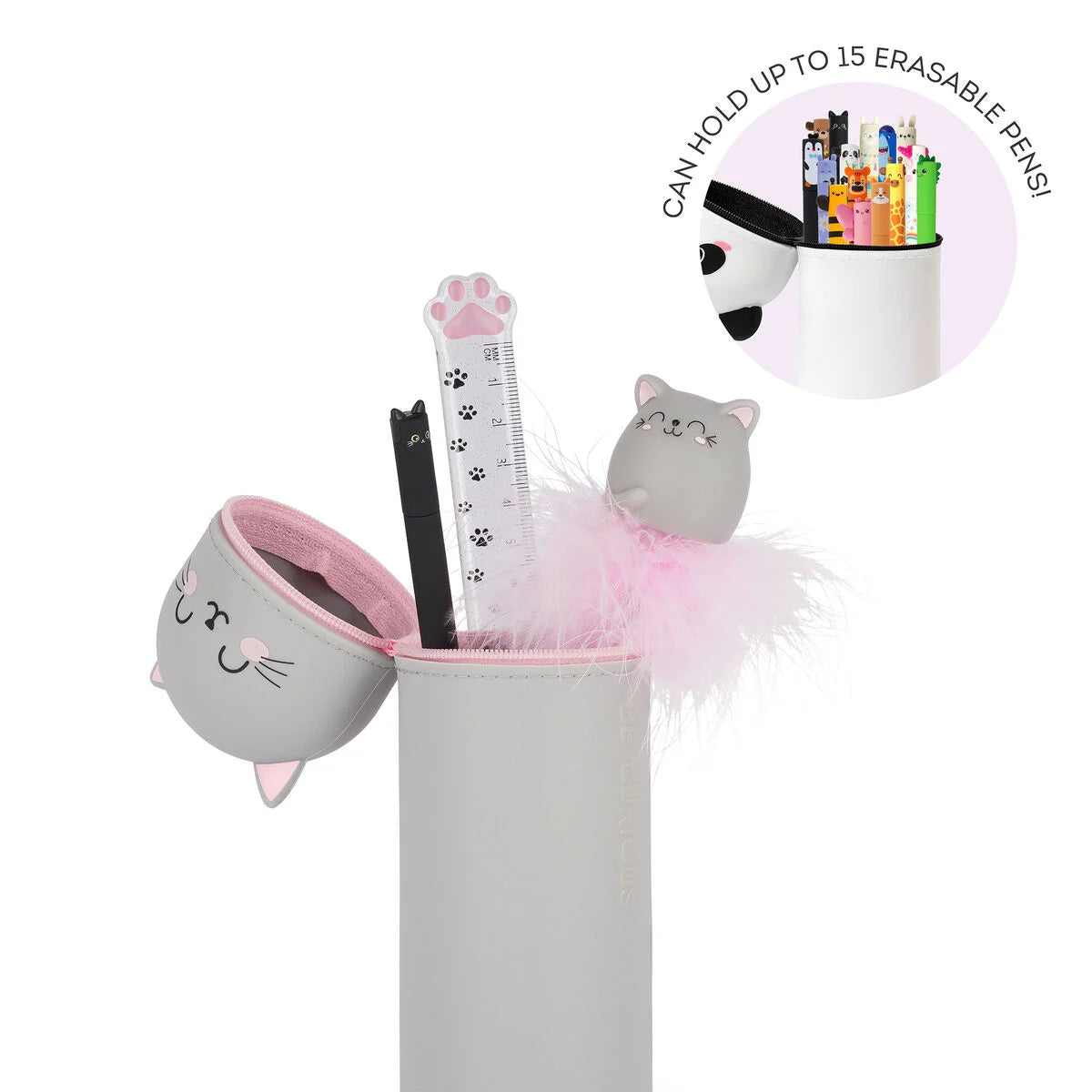 Legami Federmäppchen Kitty „Be Curious“ 2in1 - Bild 3