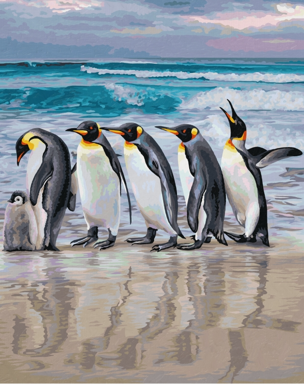 Schipper Kaiserpinguine 40x50cm - Bild 2