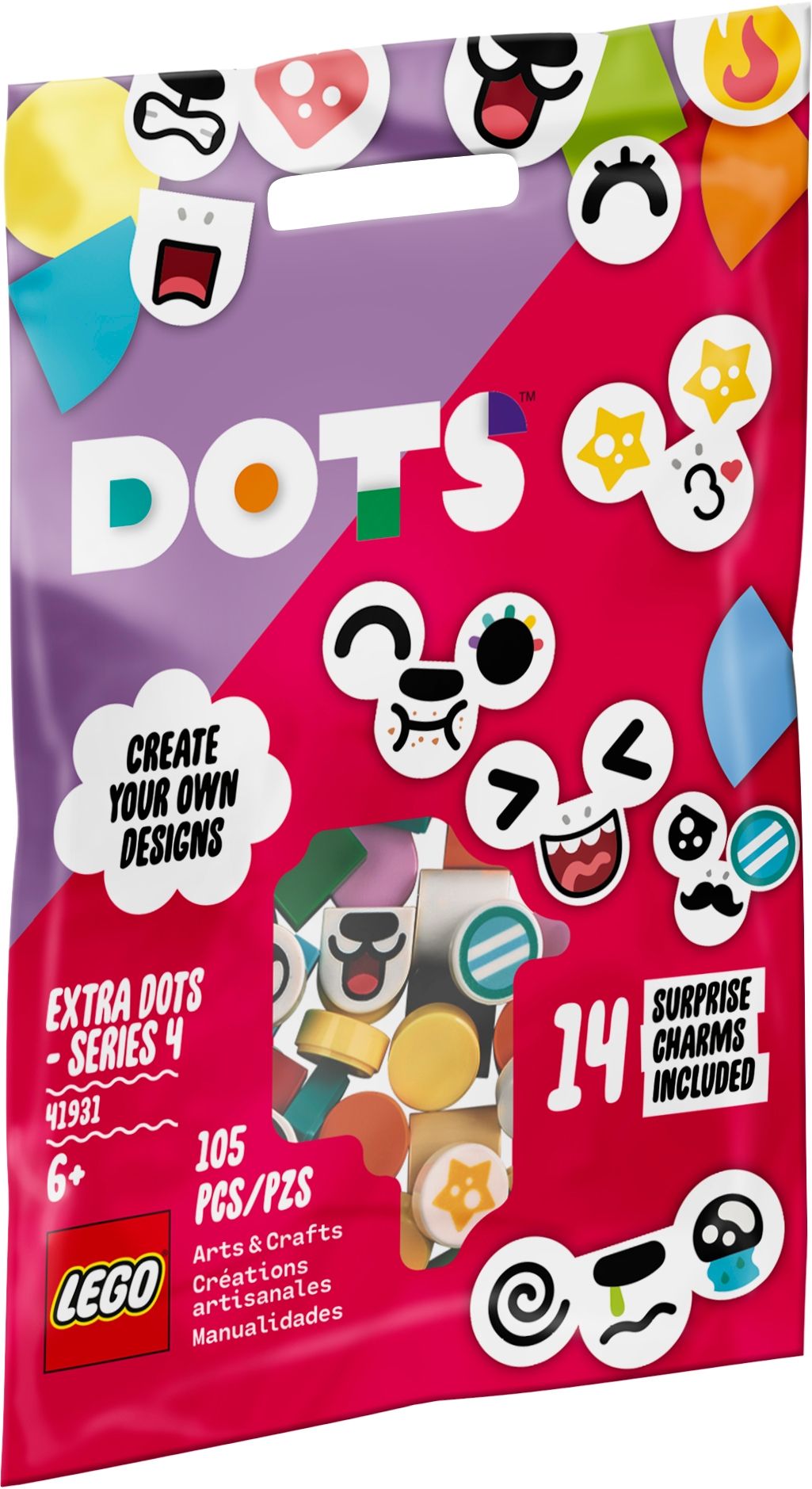LEGO DOTS Ergänzungsset Tiergesichter 41931 - Bild 1