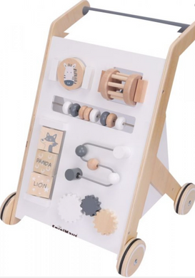 SpielMaus Holz Spiel- und Lauflernwagen