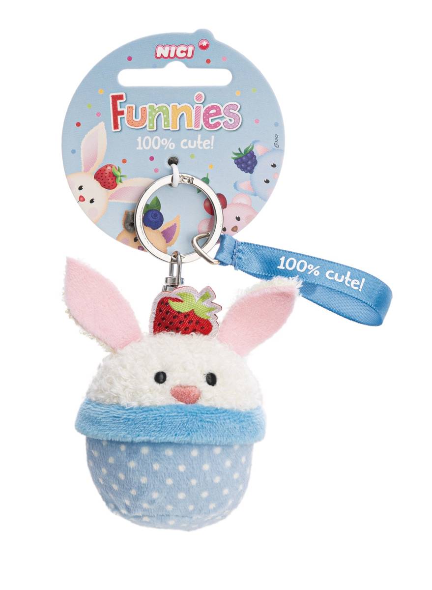 Schlüsselanhänger Hase Cupcake - Bild 1