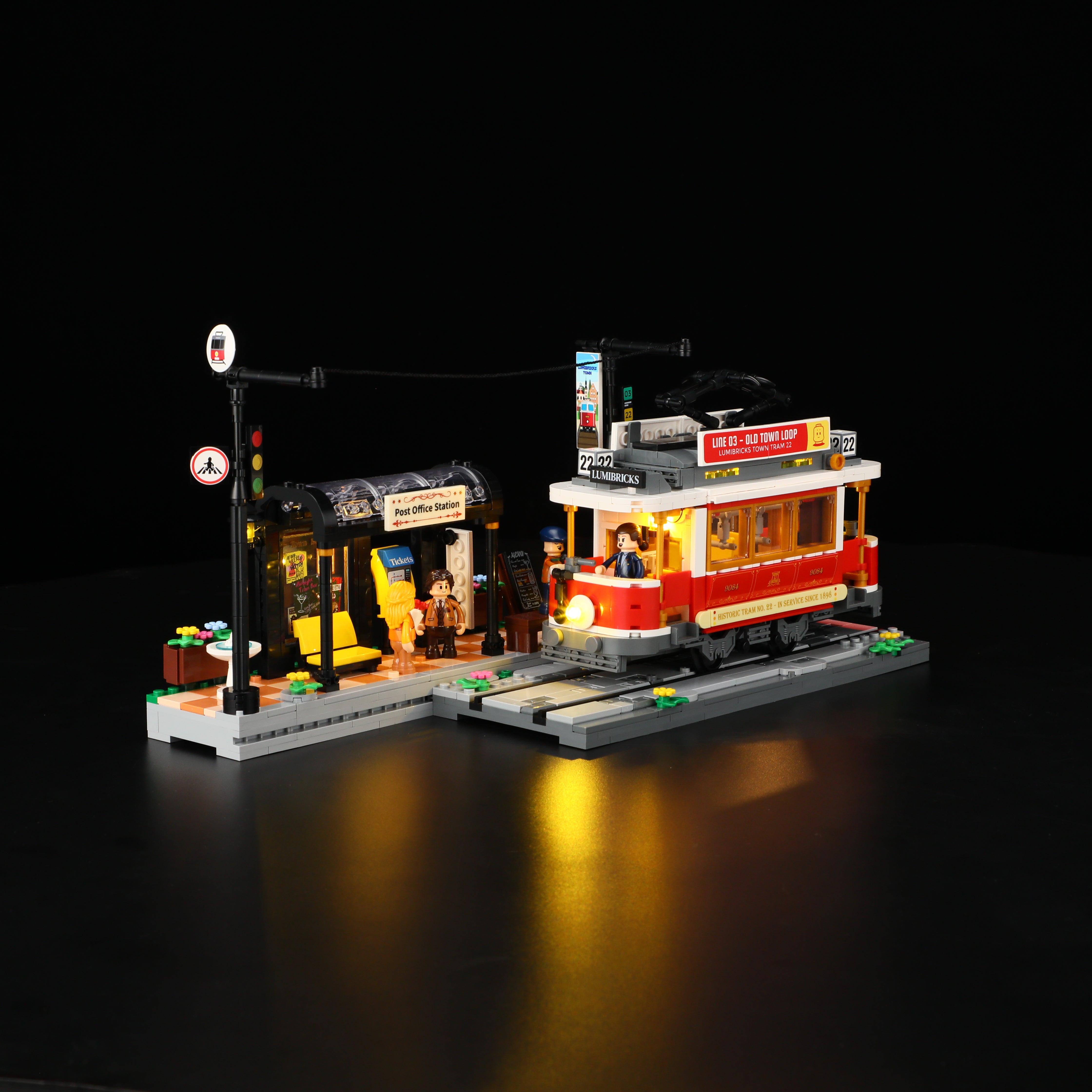 Lumibricks Historische Strassenbahn L9084 - Bild 2