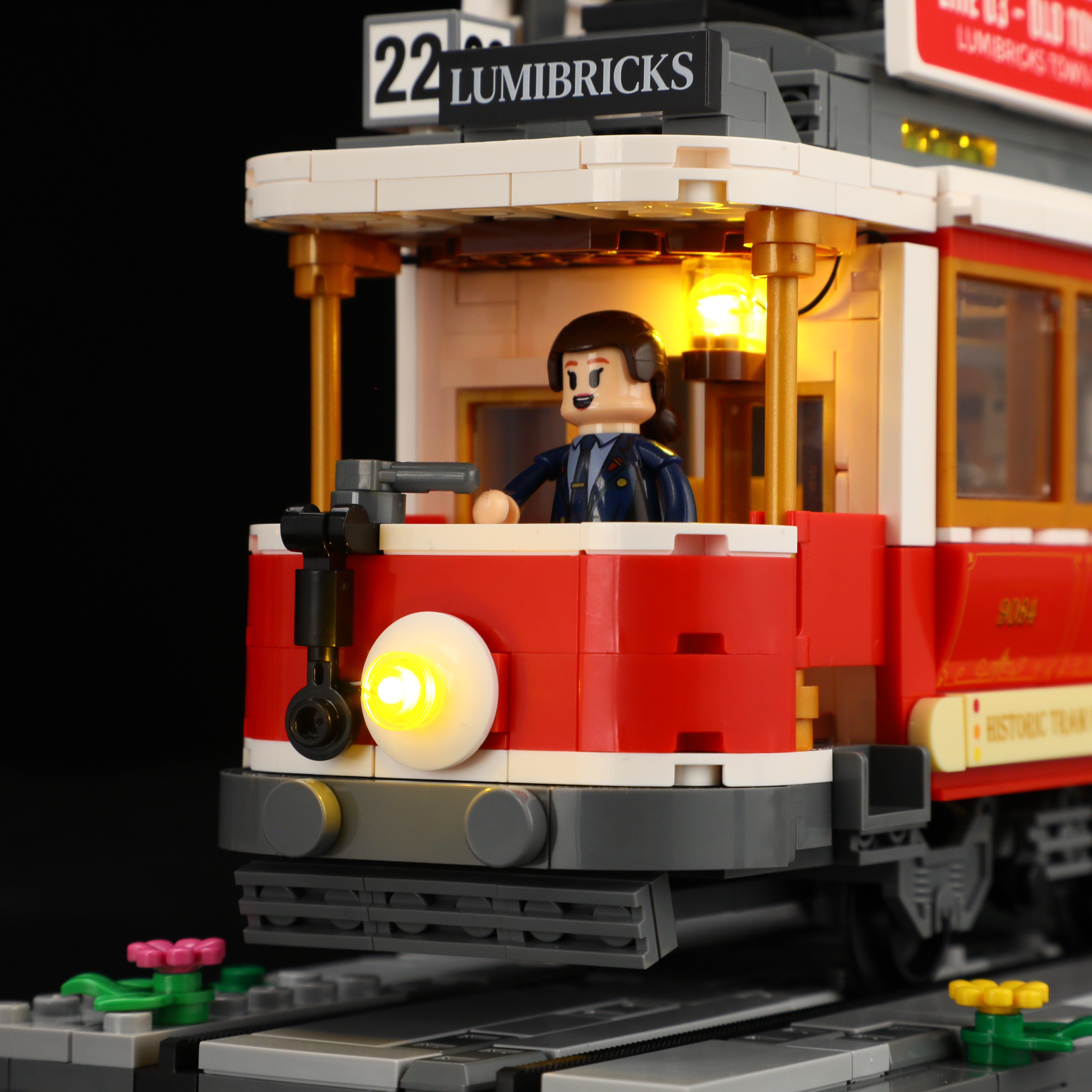 Lumibricks Historische Strassenbahn L9084 - Bild 6