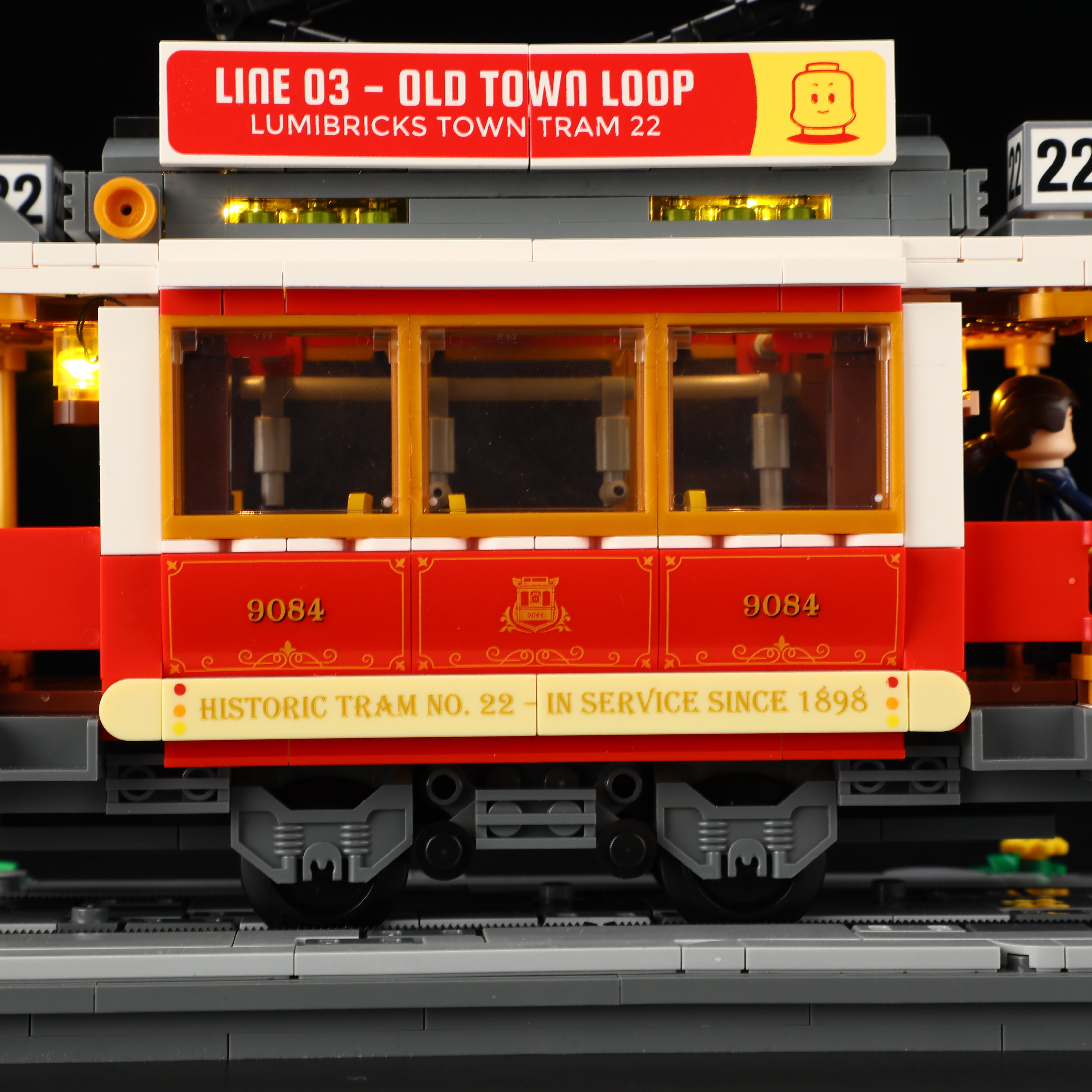 Lumibricks Historische Strassenbahn L9084 - Bild 7