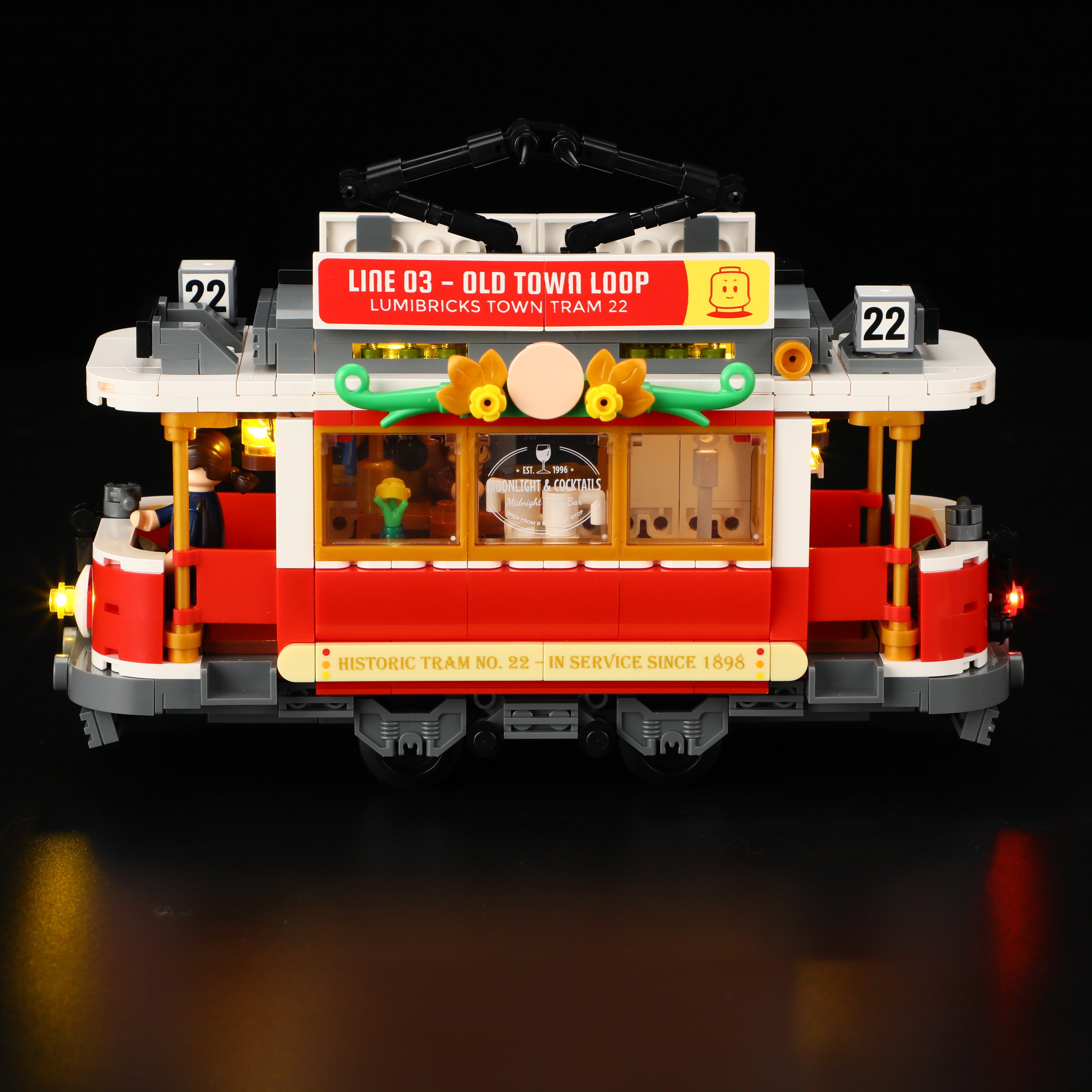 Lumibricks Historische Strassenbahn L9084 - Bild 8