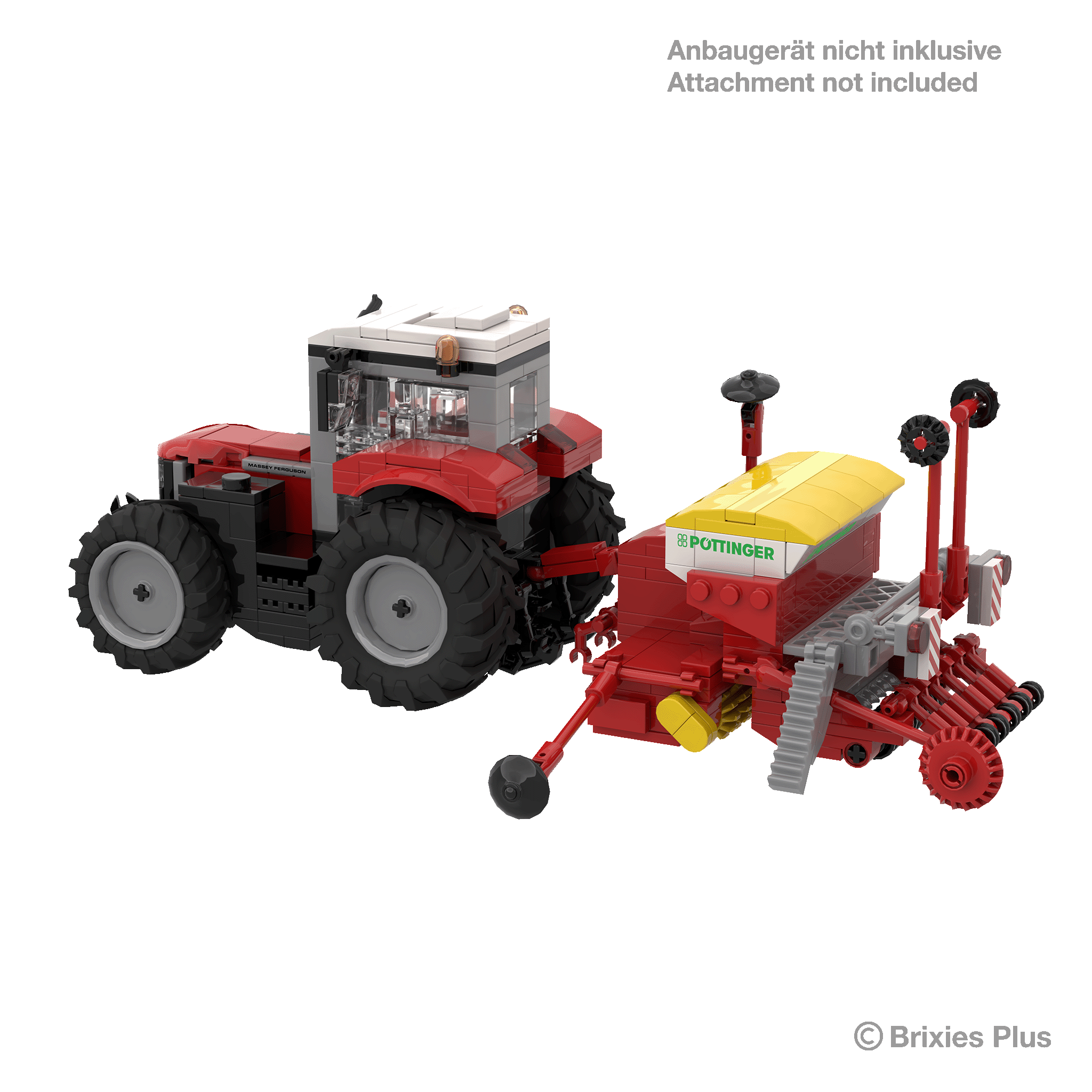 BRIXIES Plus Massey Ferguson 6S Traktor 1:32 - Bild 8