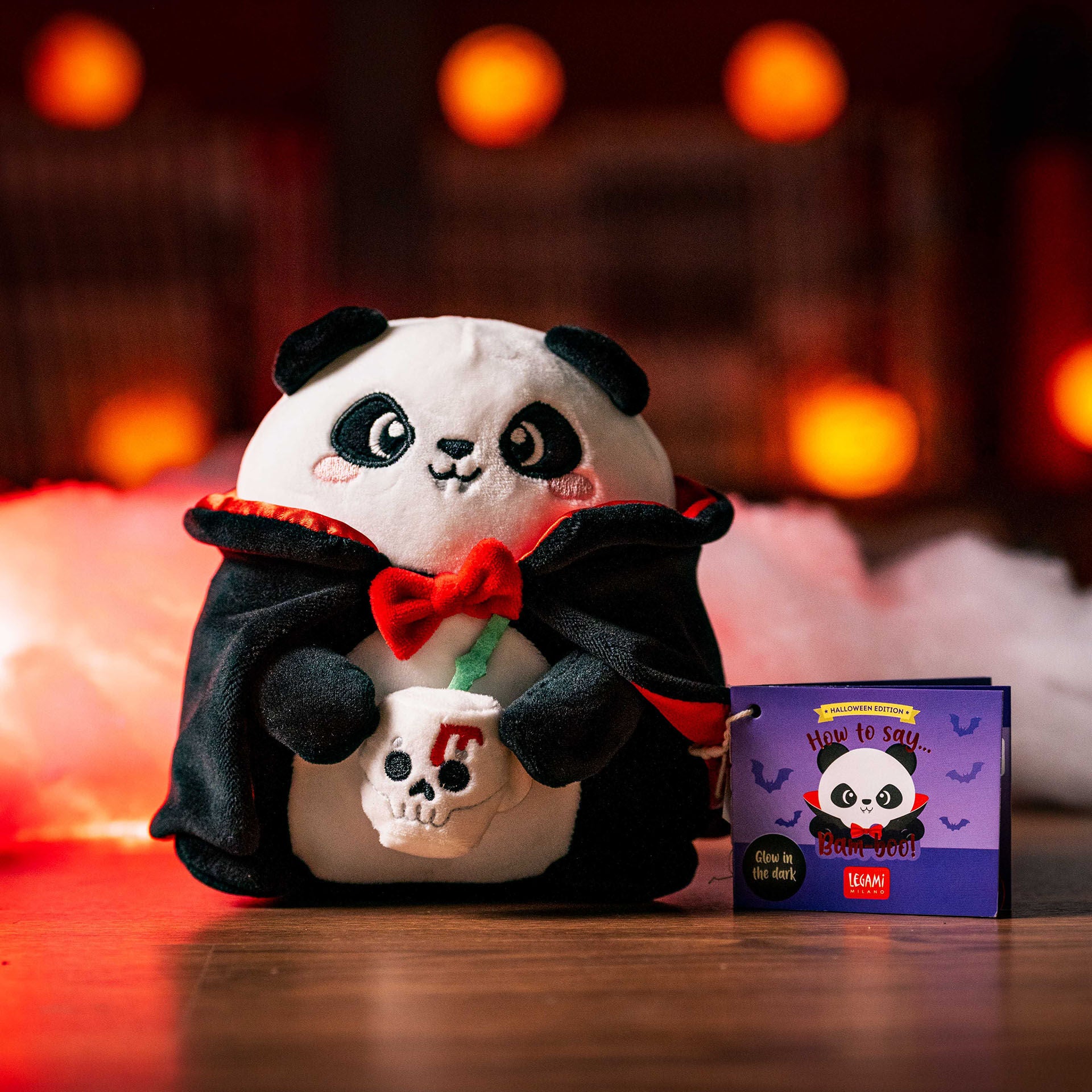 Legami Plüschtier Panda-Vampir Bam-Boo! Mini Super Soft - Bild 5