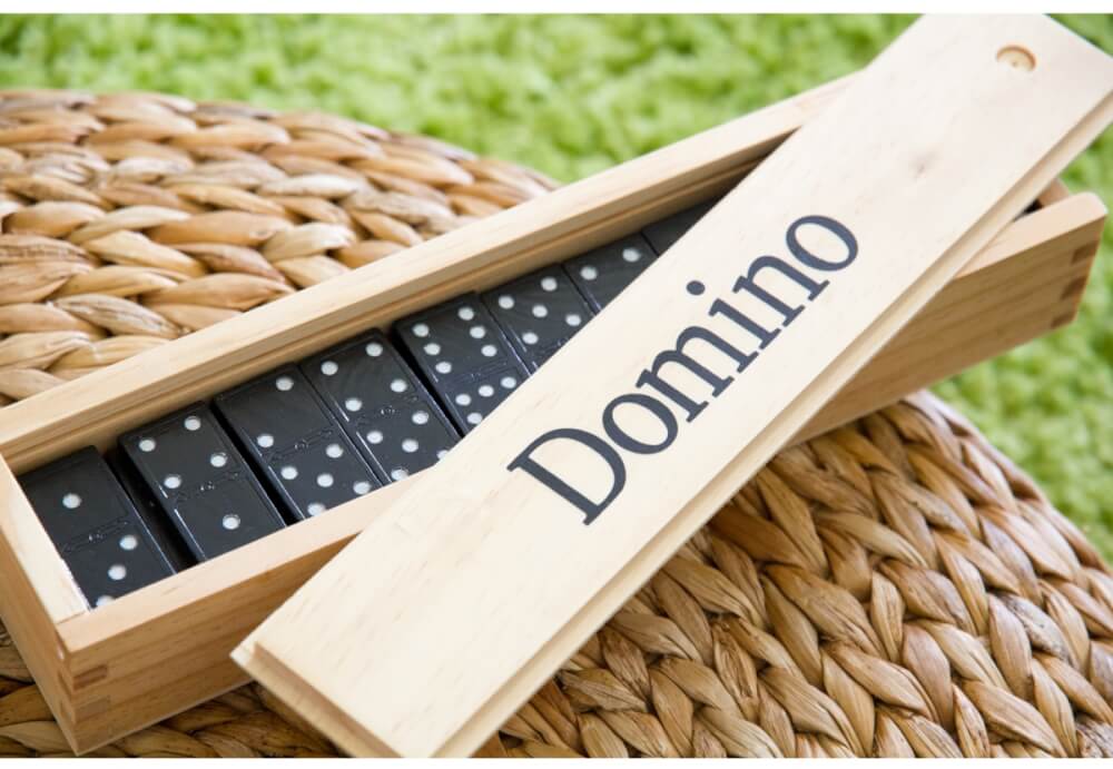 Natural Games Domino in Holzbox, 55 Steine - Bild 6