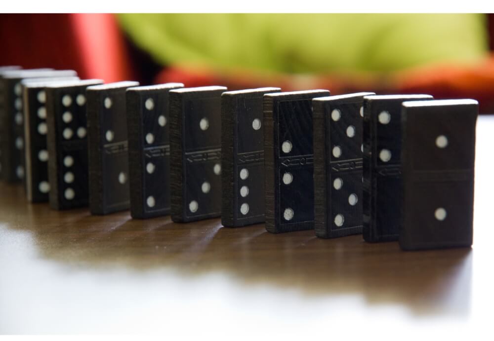 Natural Games Domino in Holzbox, 55 Steine - Bild 4