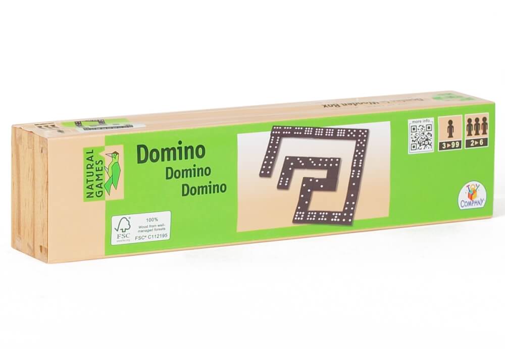 Natural Games Domino in Holzbox, 55 Steine - Bild 2