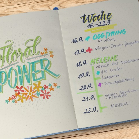 Notizbuch 2nd Life A6 96 Blatt, dots - Bild 3