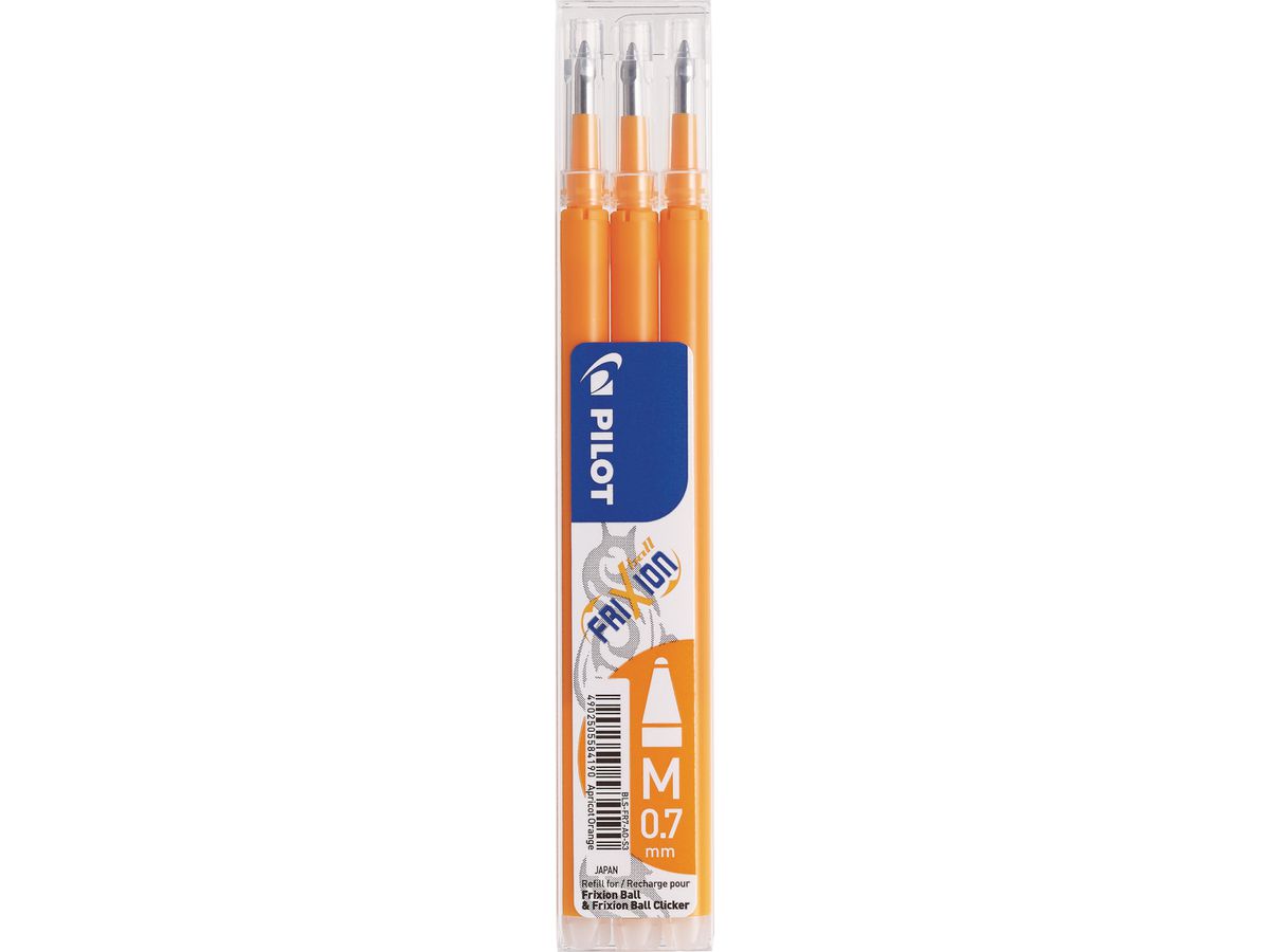 Frixion Ersatz - Rollermine 0.7 Apricot Orange 3er - Bild 1