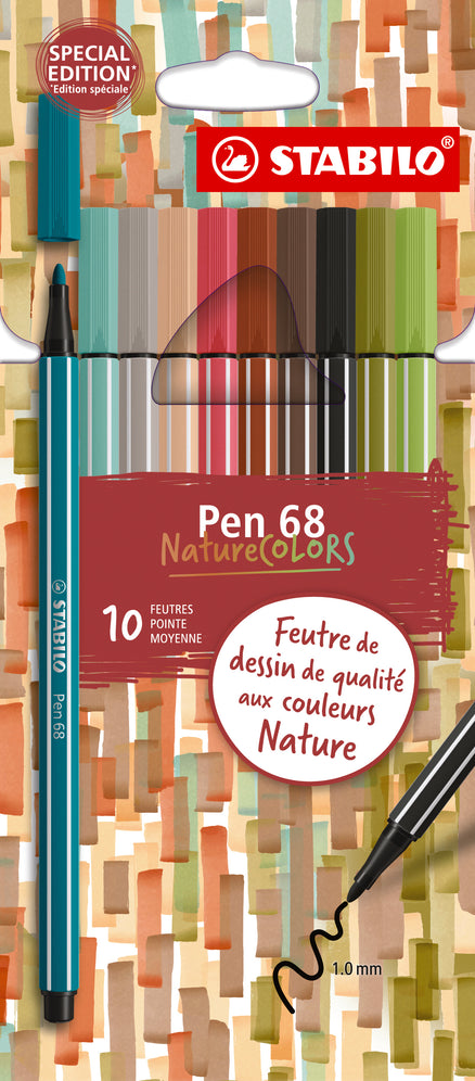 STABILO Pen 68 10er Etui Nature Colors