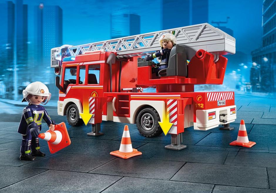 PLAYMOBIL  Feuerwehr Leiterfahrzeug 9463 - Bild 2