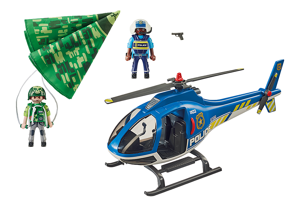 PLAYMOBIL  Polizei-Hubschrauber: Fallschirm-Verfolgung 70569 - Bild 5
