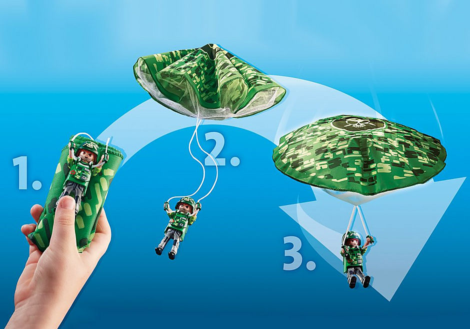 PLAYMOBIL  Polizei-Hubschrauber: Fallschirm-Verfolgung 70569 - Bild 3