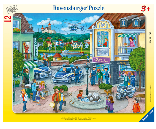 Rahmenpuzzle 12 Teile Polizeieinsatz mit Hannah und Erik 05.176 - Bild 1