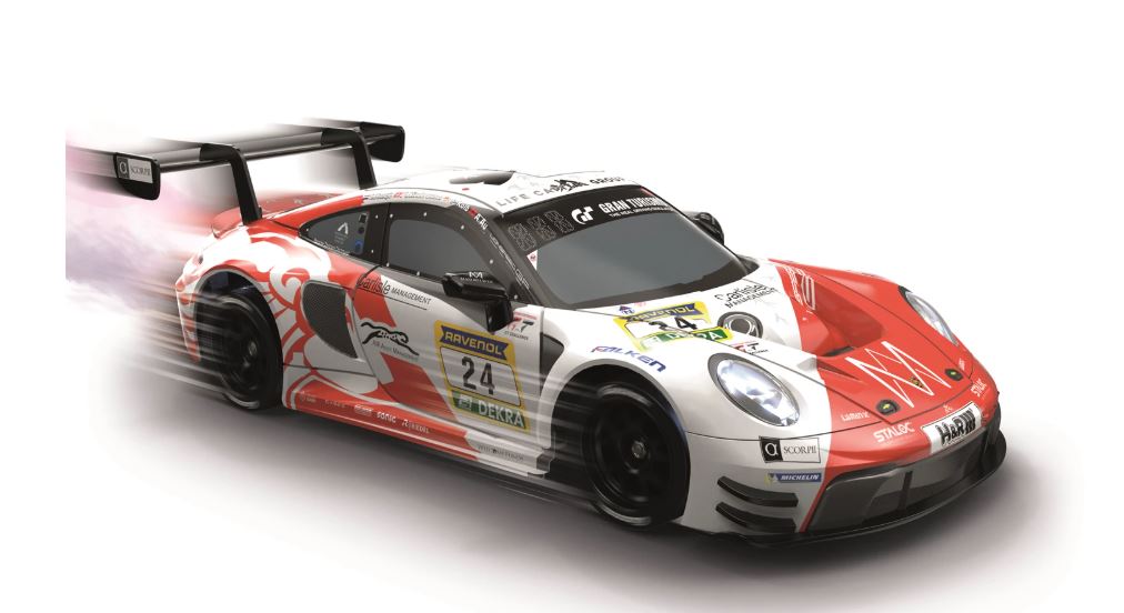 RC Porsche 911 GT3 R Steam Carrera 2.4 GHz Full Function BO 1:16 - Bild 4