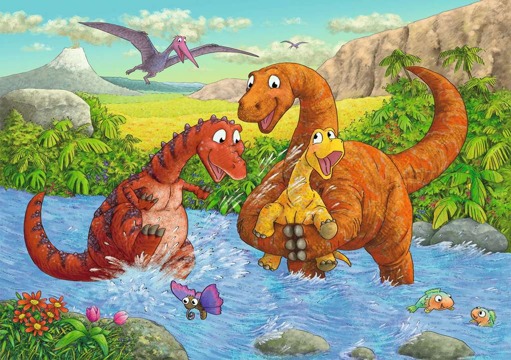 Ravensburger Puzzle Spielende Dinos 2x24 Teile 5.030 - Bild 3