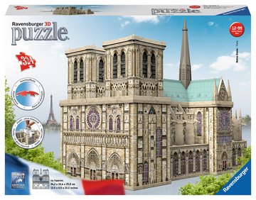 Puzzle 3D Notre Dame 324 Teile 12.523 - Bild 1