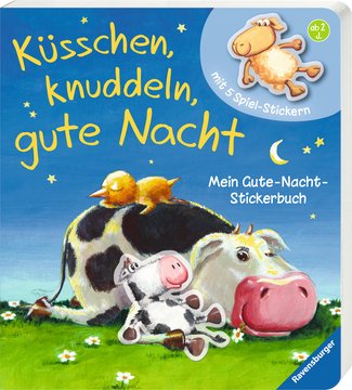 Gute-Nacht-Stickerbuch: Küsschen, knuddeln, gute Nacht 43.743 - Bild 1