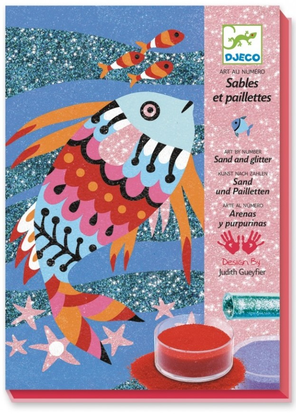 Djeco Sandbilder Regenbogenfisch - Bild 1